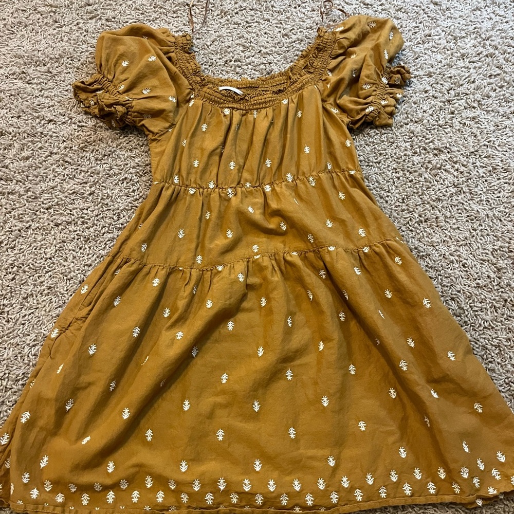 Old Navy Mustard Colored Dress